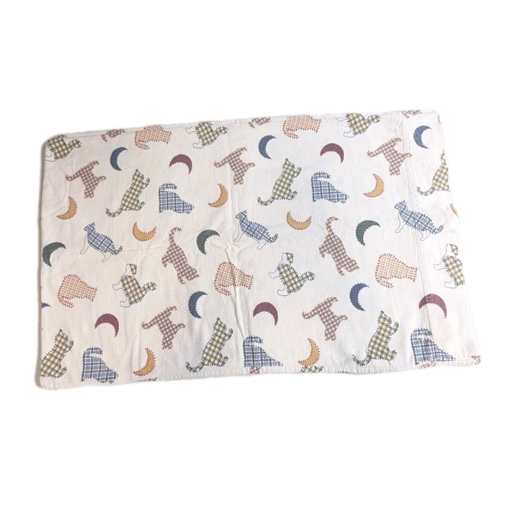 Charter Club 100% Cotton Pillowcases Set of 2 Standard/Queen Cat Moon Print